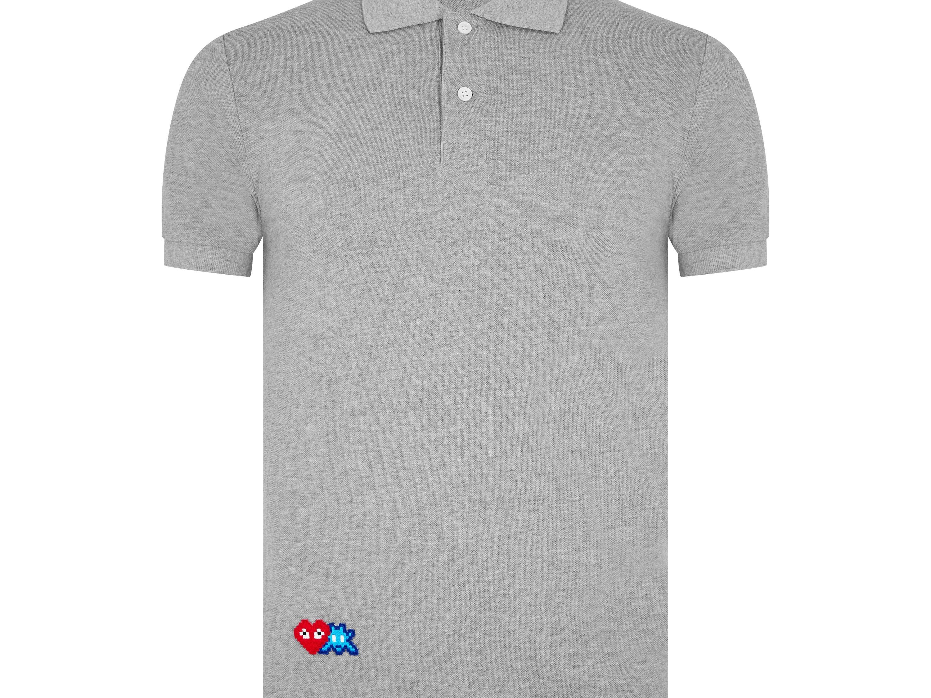Comme des Garcons PLAY | Space Heart Polo Shirt | Short Comme des Garcons PLAY | Space Heart Polo Shirt | Short